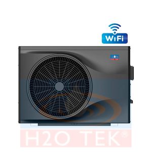 Bomba de calor inverter para alberca o piscina tipo horizontal cap. 13.2 kw marca H2OTEK